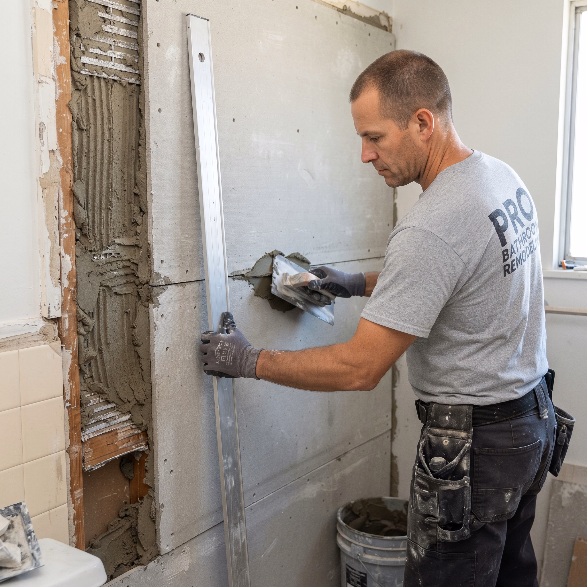 Tile Work for Older Homes | San Bernardino Bathroom Project Tile Work for Older Homes for a San Bernardino bathroom project.