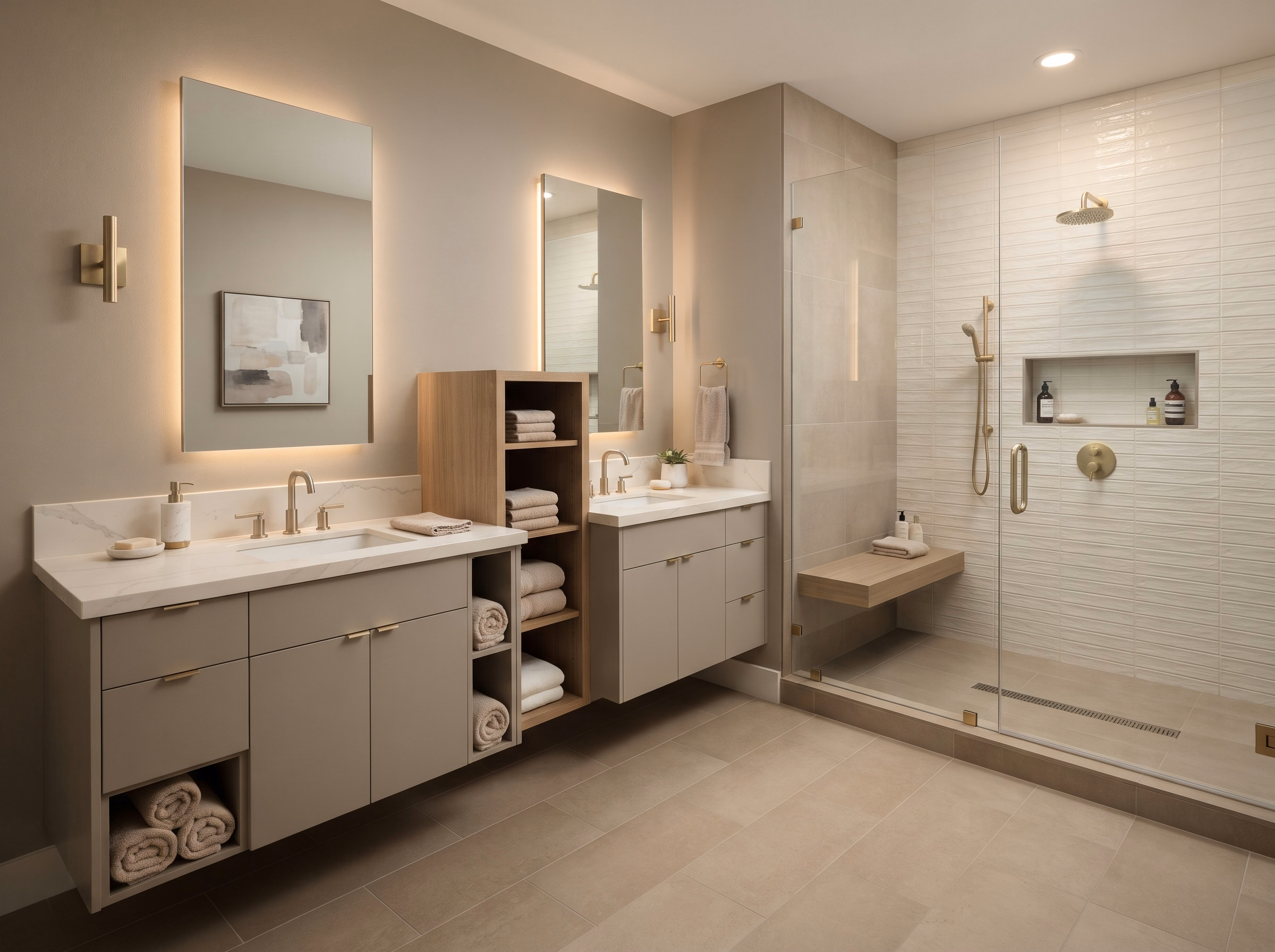 Contemporary Bathroom Style in San Bernardino.