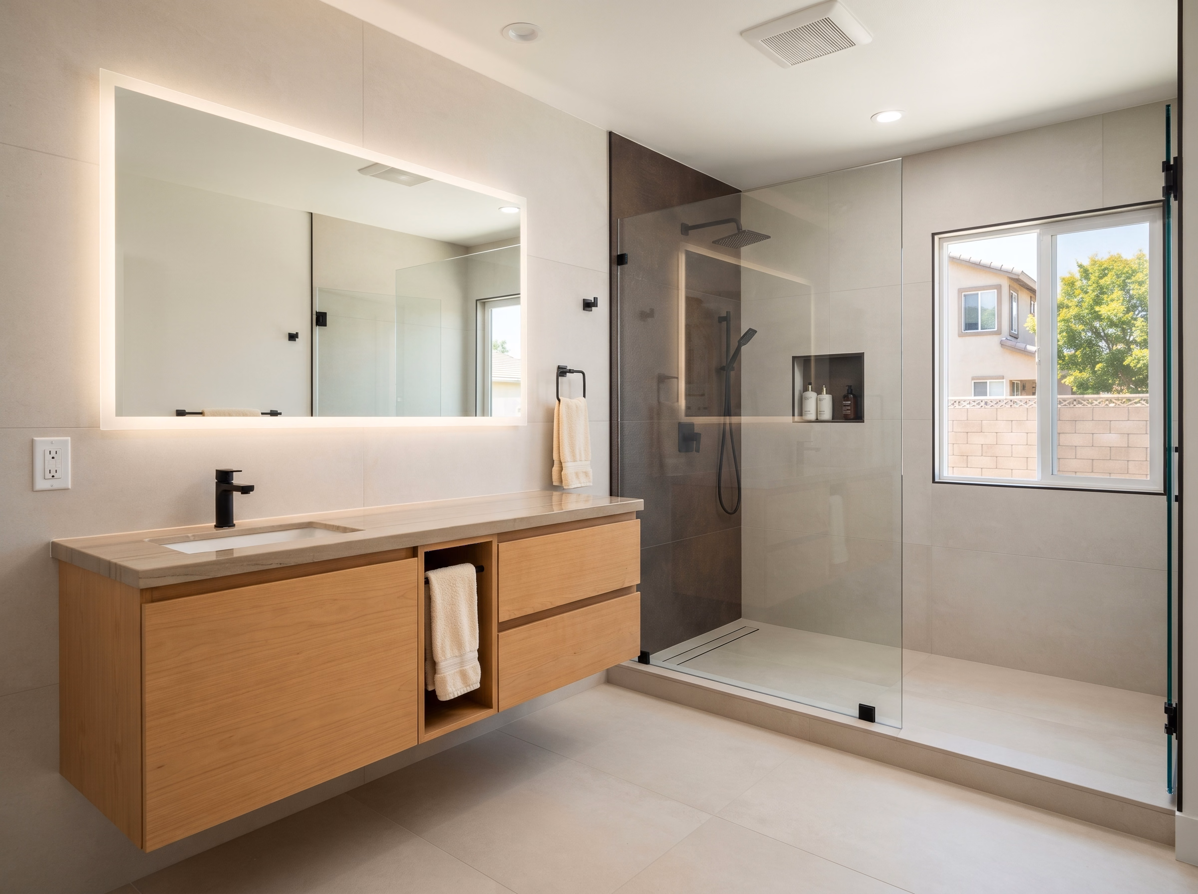 Modern Bathroom Style Full Style 01 Modern. in San Bernardino.