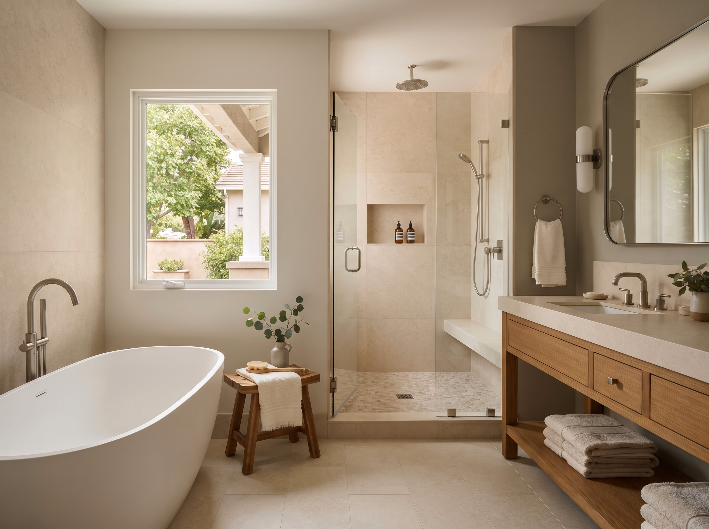 Spa Inspired Bathroom Style Full Style 02 Spa Inspired. in San Bernardino.