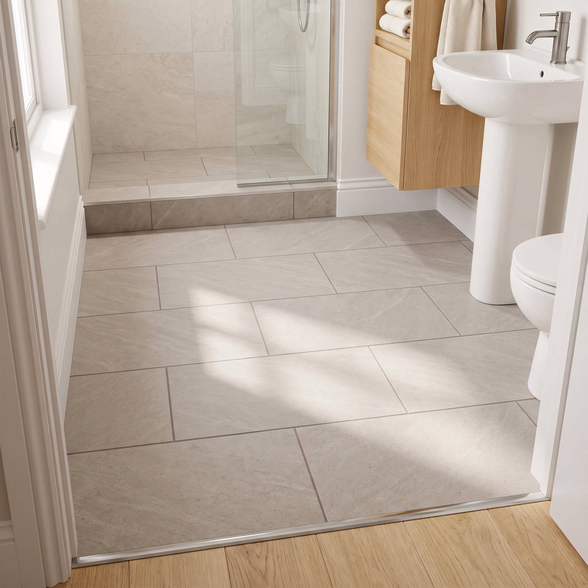 Bathroom Flooring Pricing in San Bernardino.