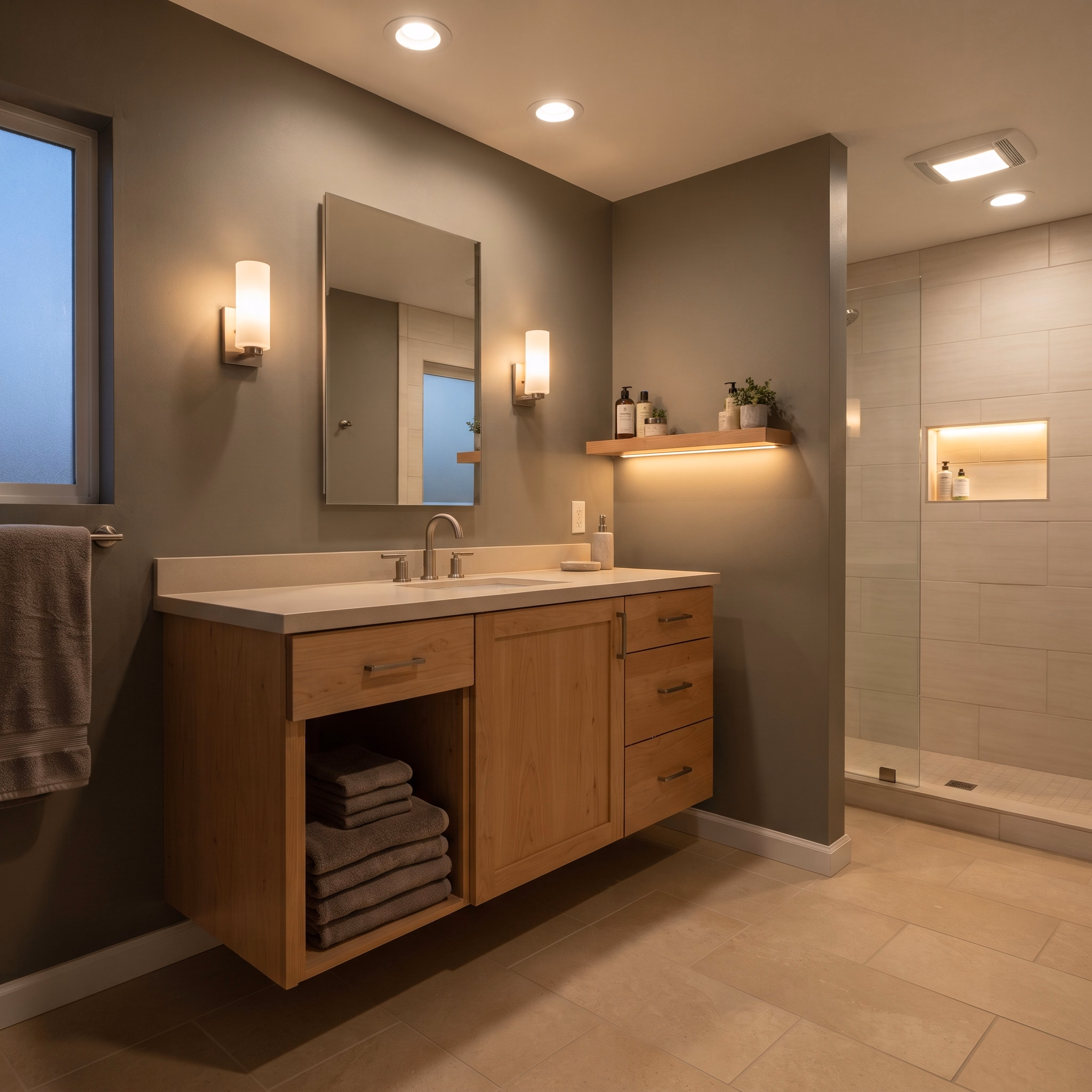 Bathroom Lighting Pricing in San Bernardino.