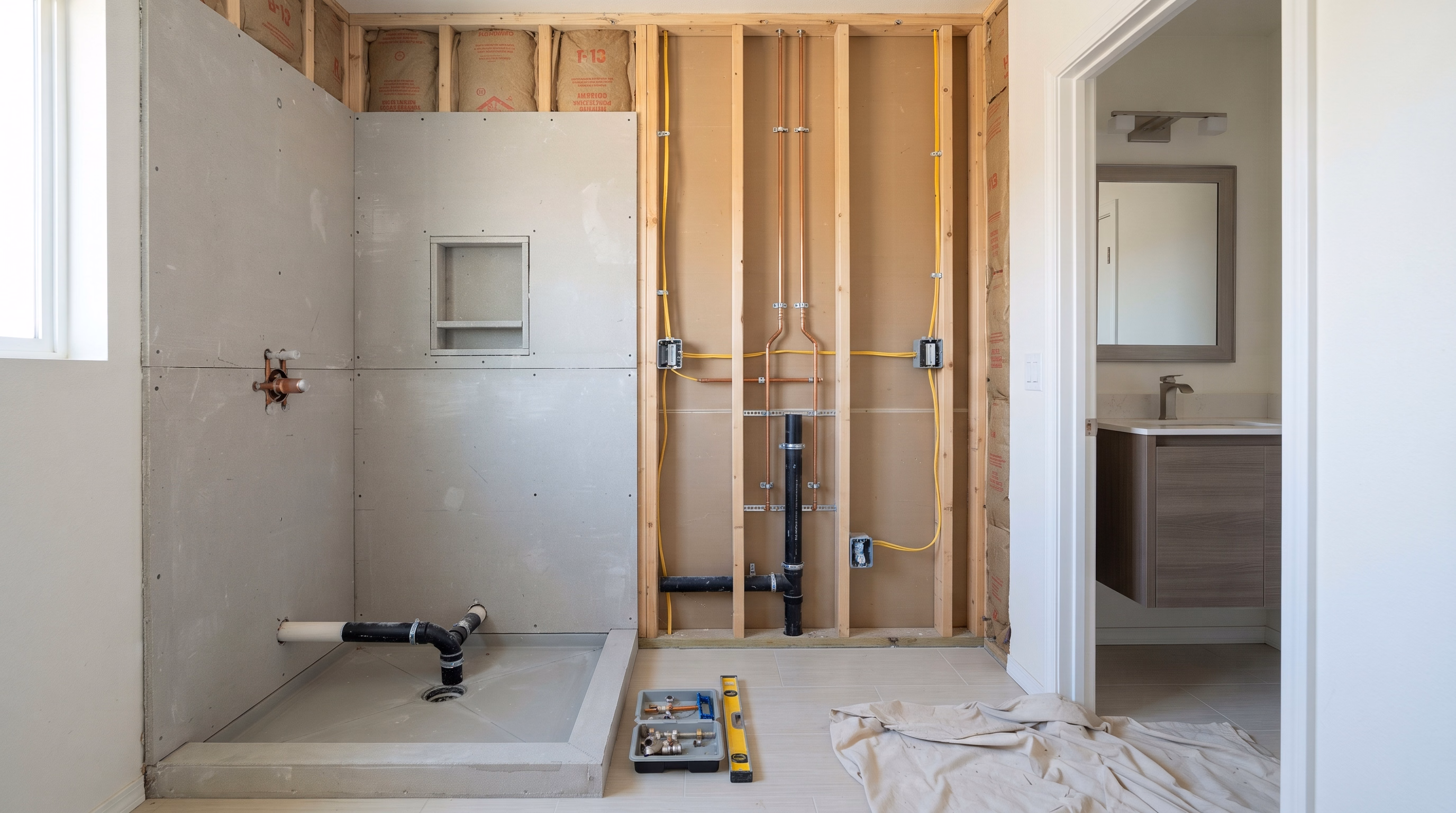 Bathroom Permit Cost Planning in San Bernardino.