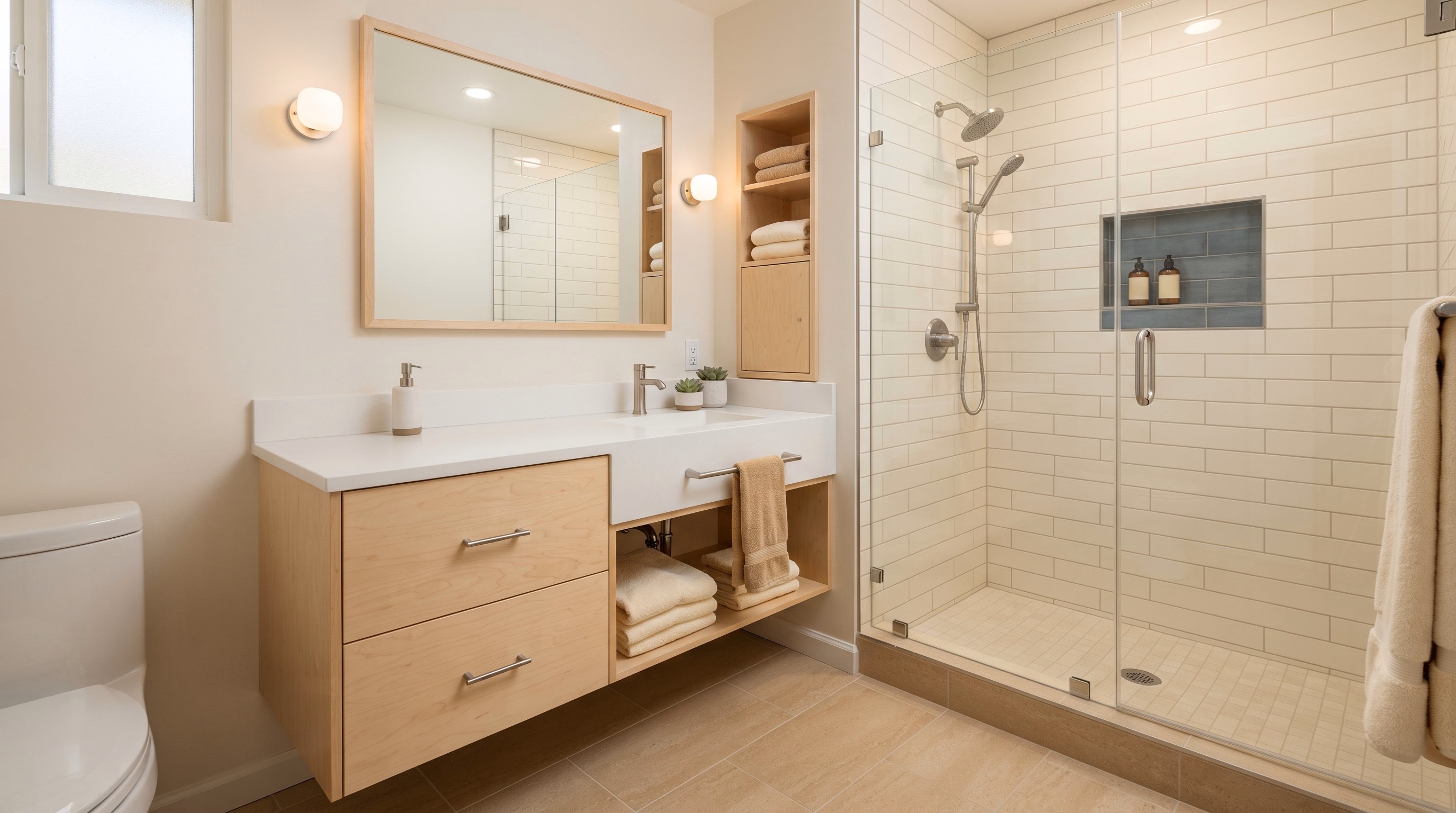 Bathroom Remodel Financing Options in San Bernardino.