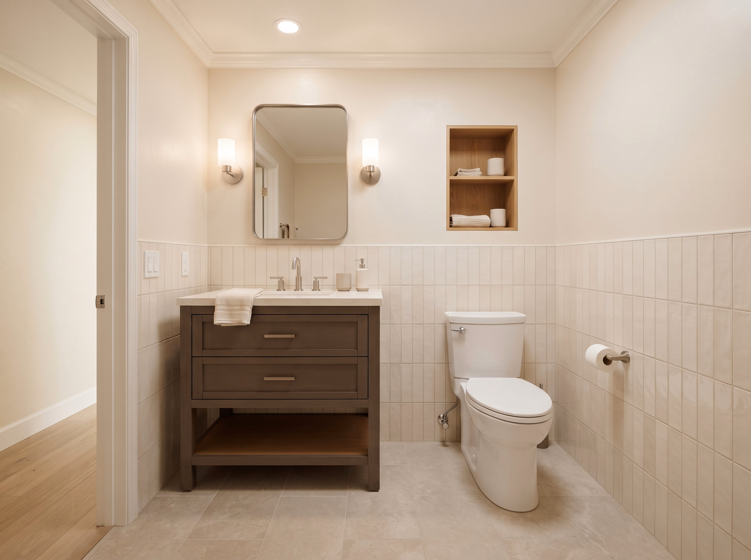 Powder Room Remodel Pricing in San Bernardino.