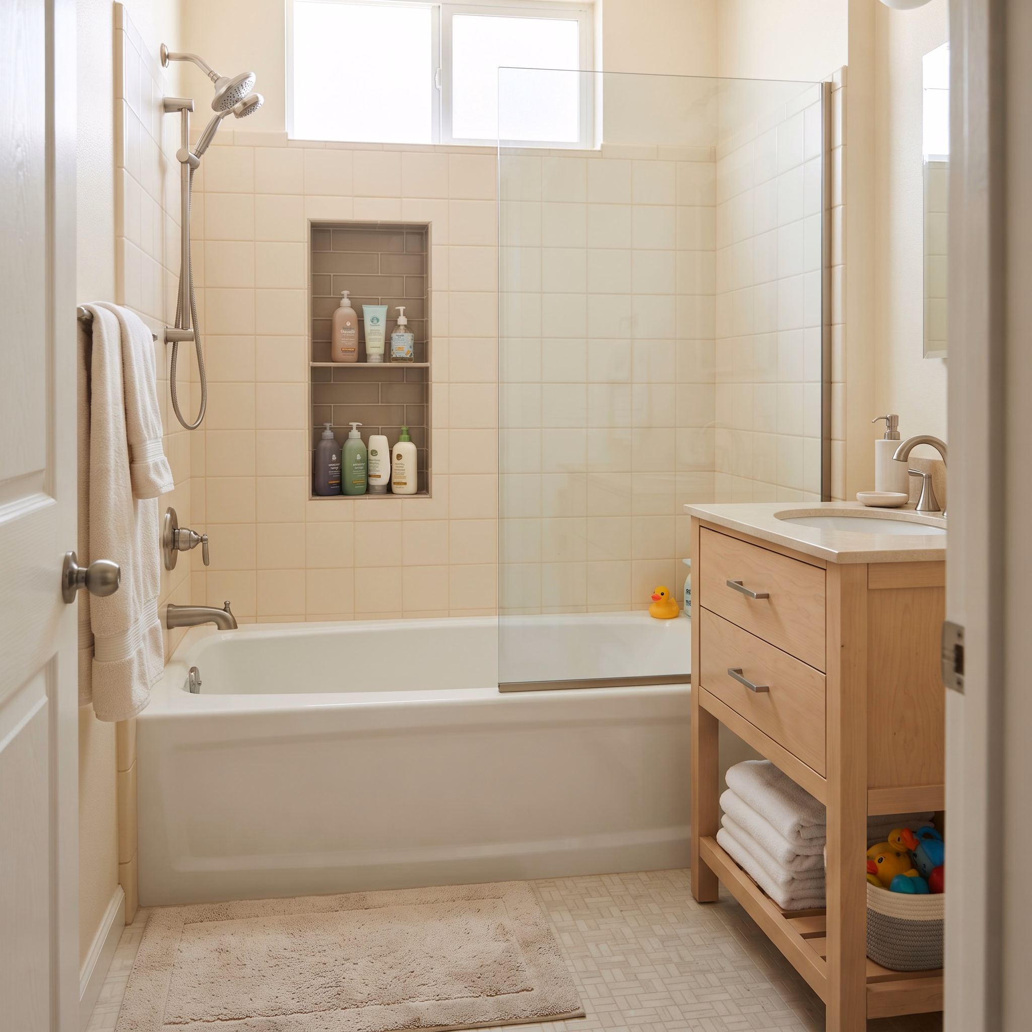 Shower-To-Tub Project Pricing in San Bernardino.