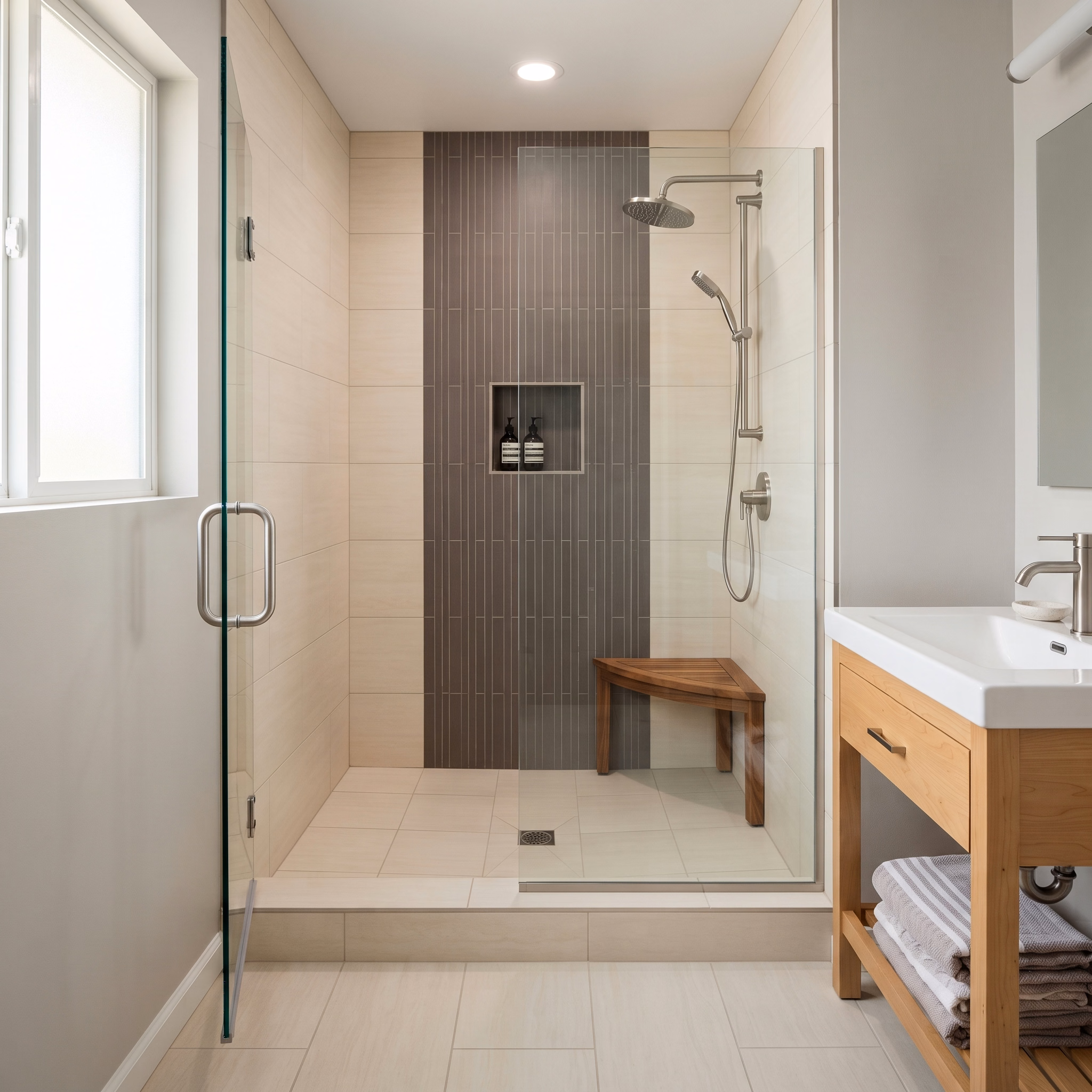 Tub-To-Shower Project Pricing in San Bernardino.