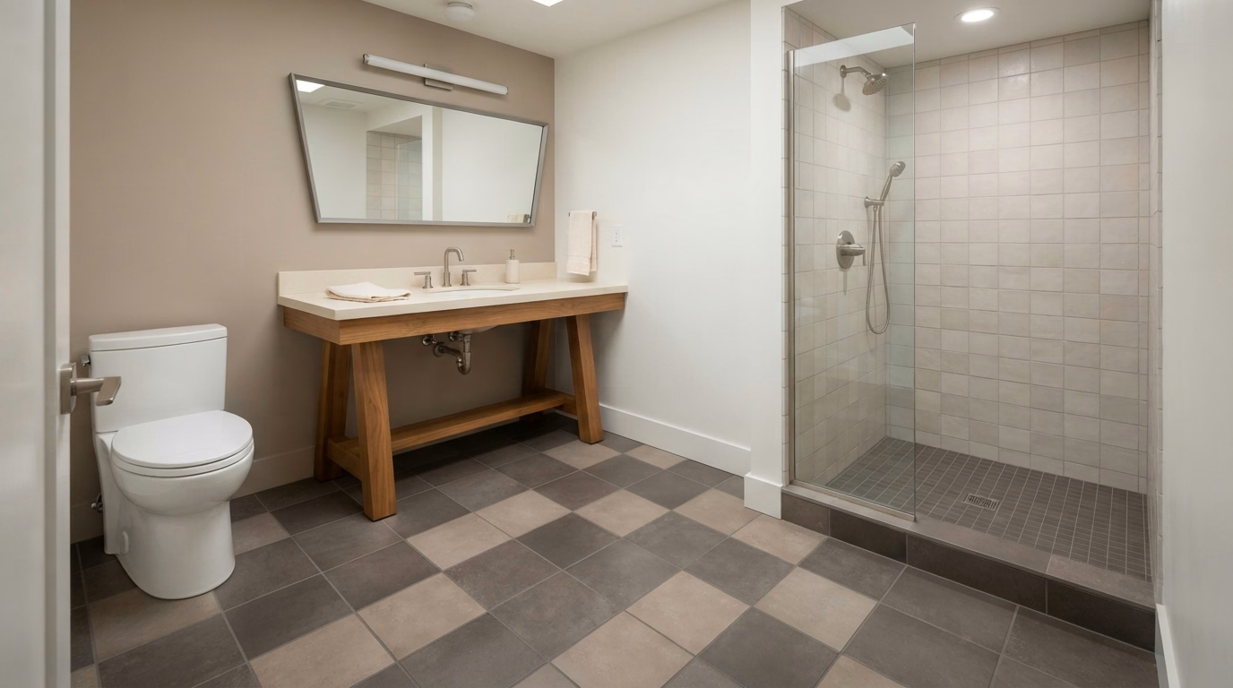Bathroom Flooring in San Bernardino.