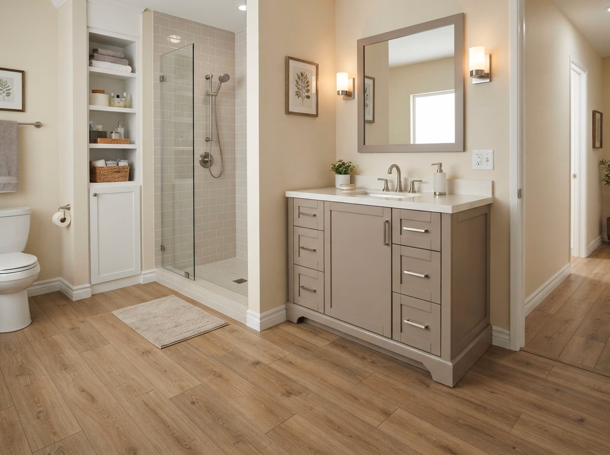 Fontana Flooring Vanity in San Bernardino.