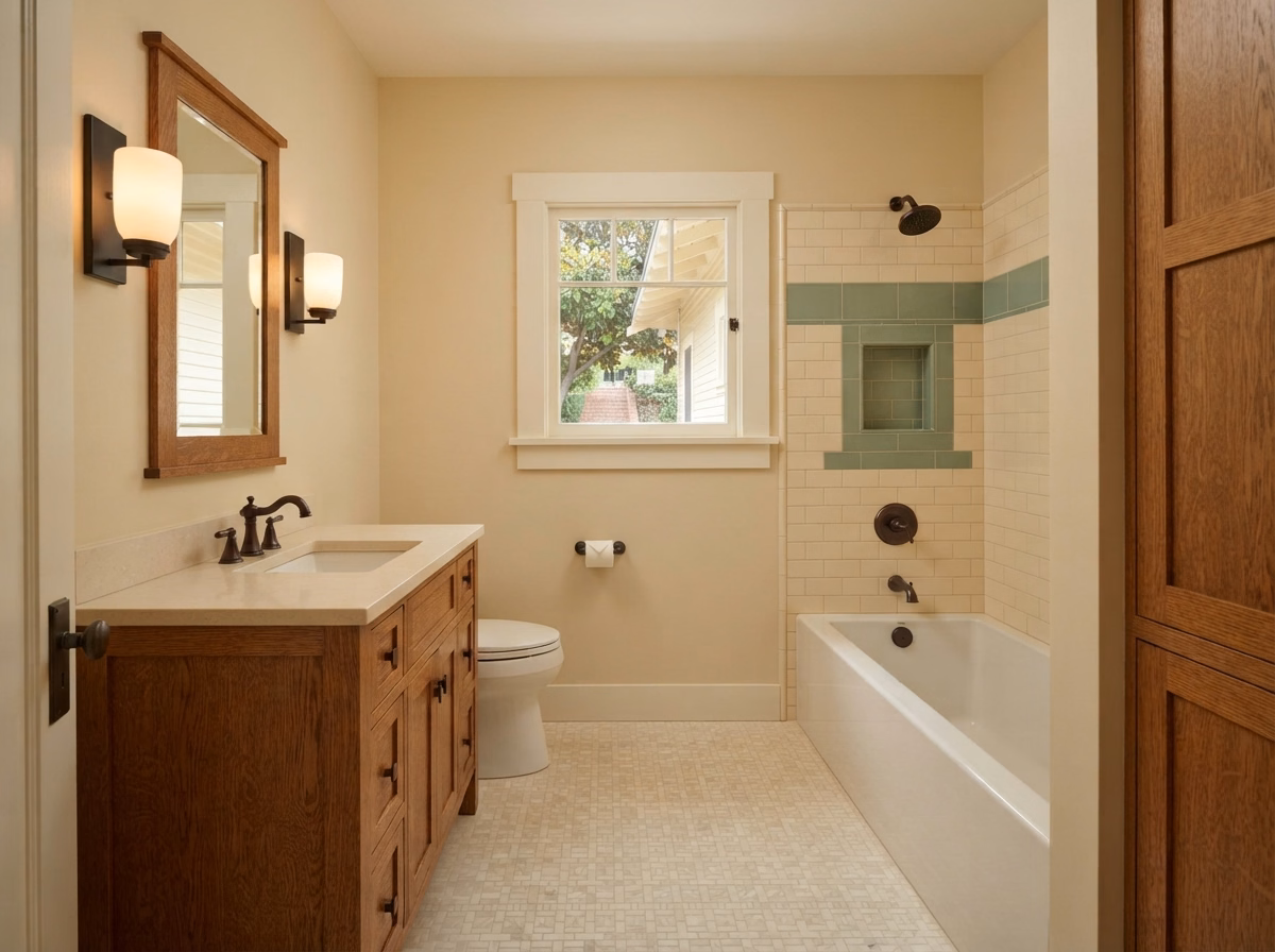Redlands Full Bath Renovation in San Bernardino.