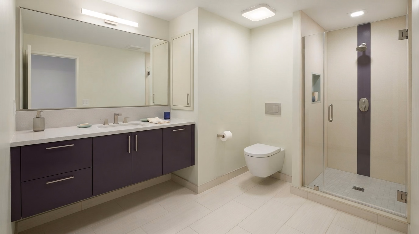 Small Bathroom in San Bernardino.