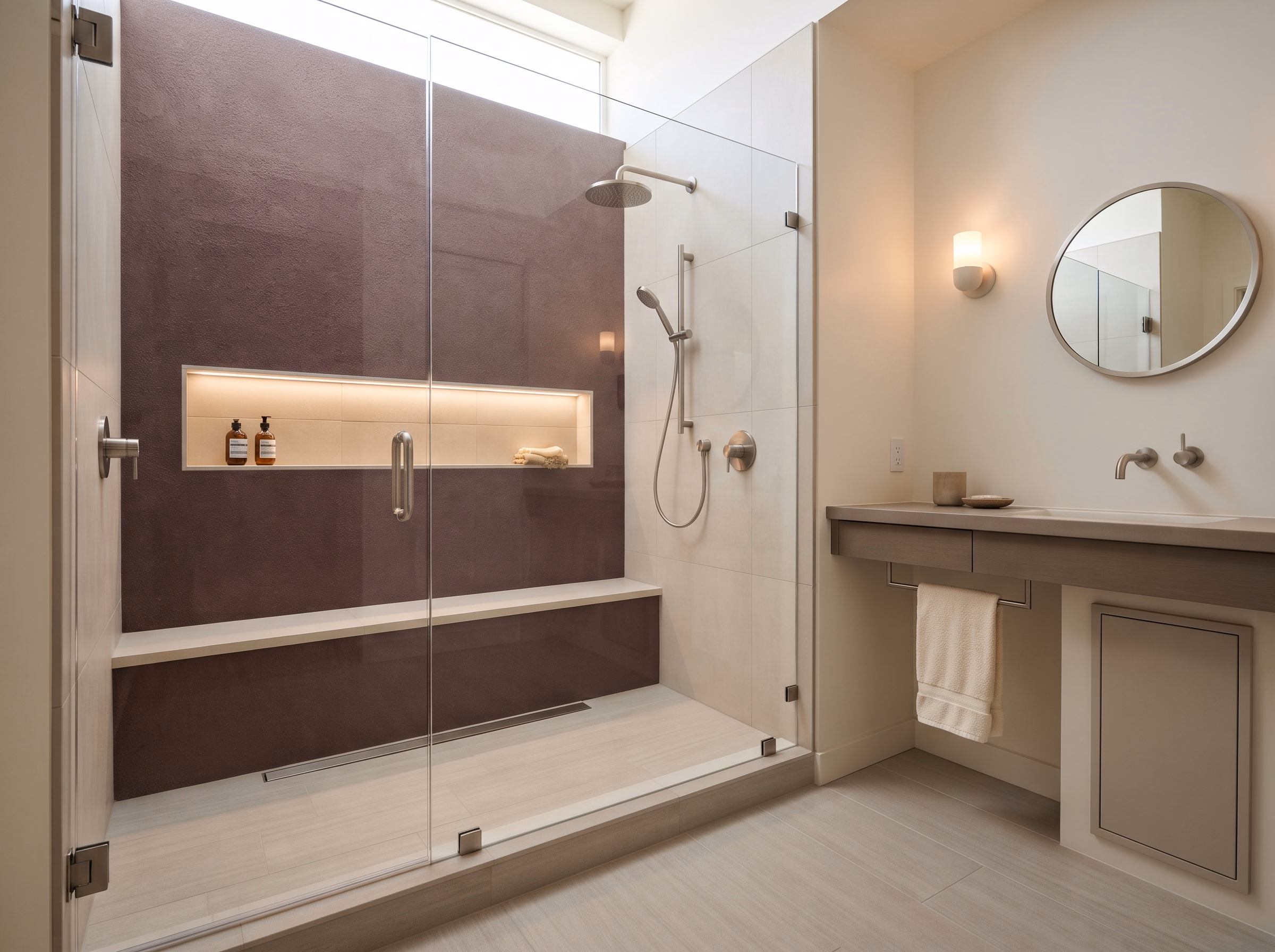 Shower Renovation for a San Bernardino County service area.
