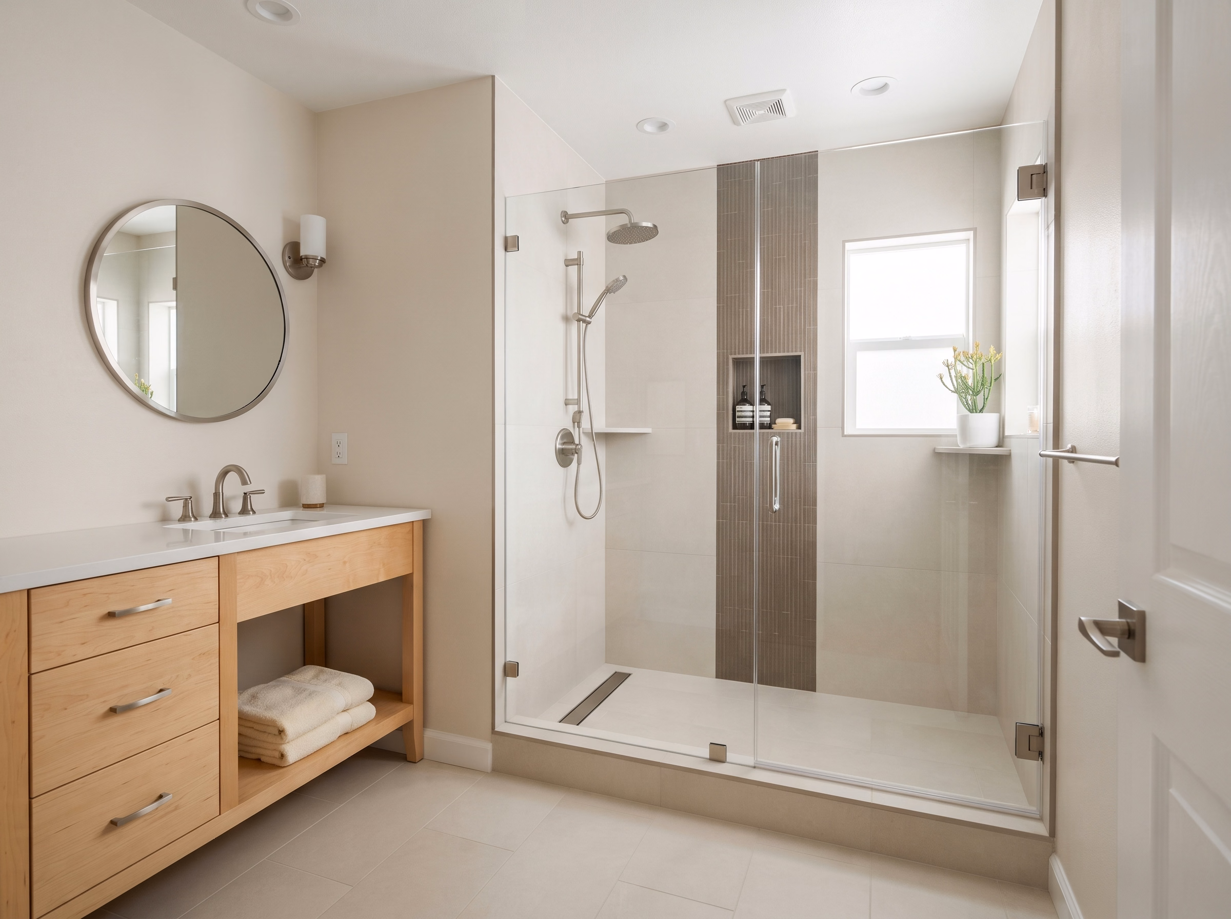 Tub-To-Shower Option for a San Bernardino County service area.