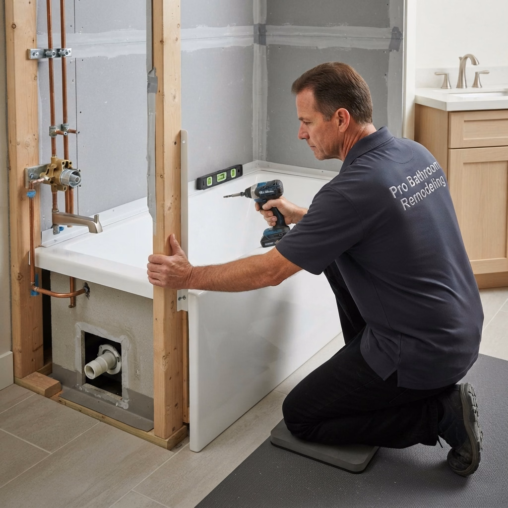 Bathtub Installation Workmanship in San Bernardino.
