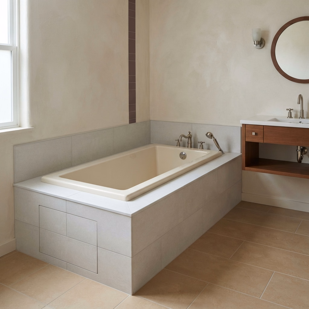 Drop in Deck Mounted Tub in San Bernardino.
