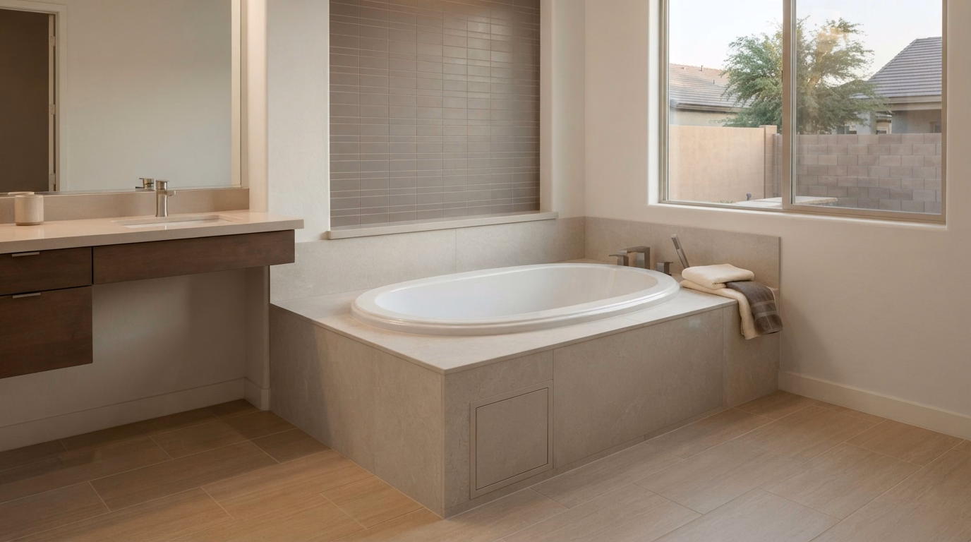 Fontana Deck Mounted Tub in San Bernardino.