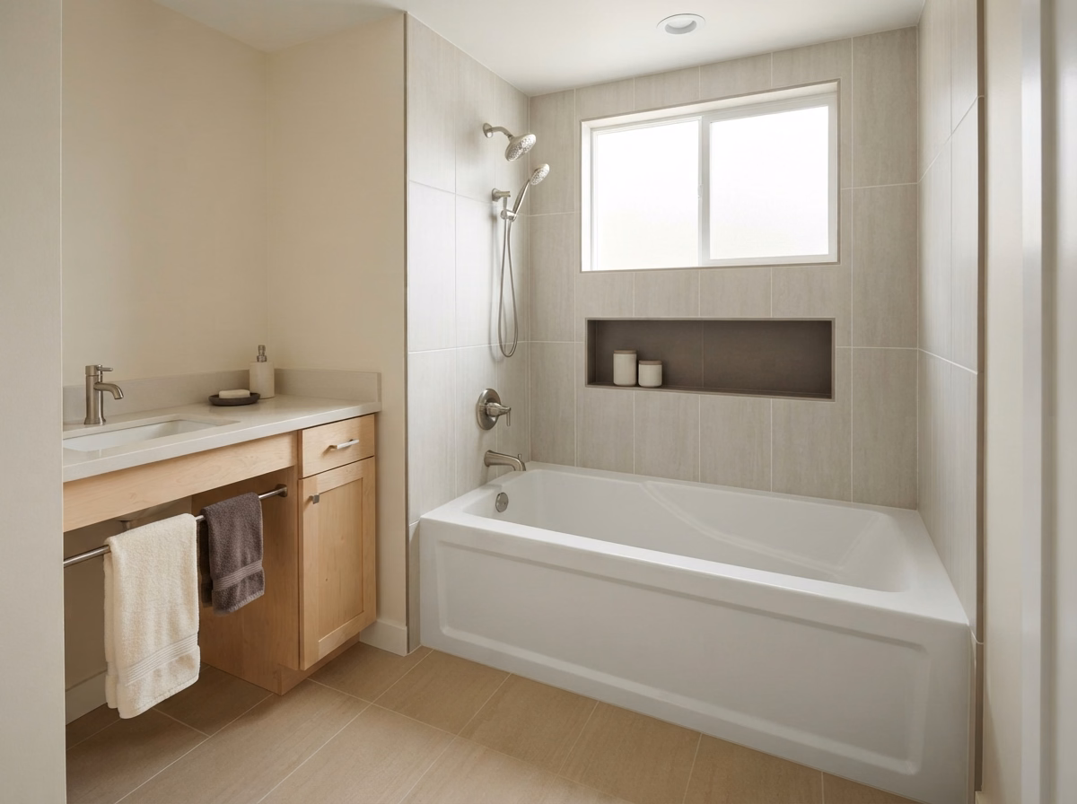 New Bathtub Installation in San Bernardino.