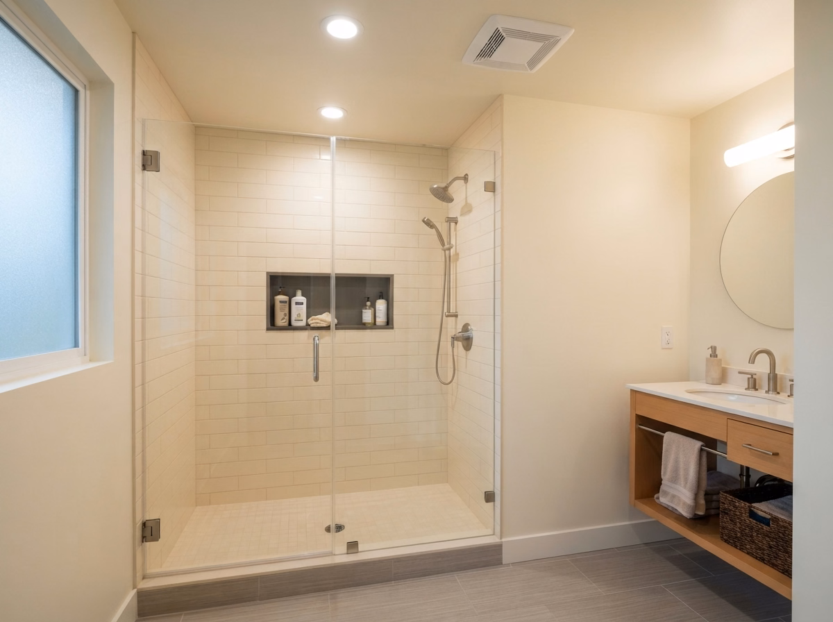 Shower Lighting and Ventilation in San Bernardino.