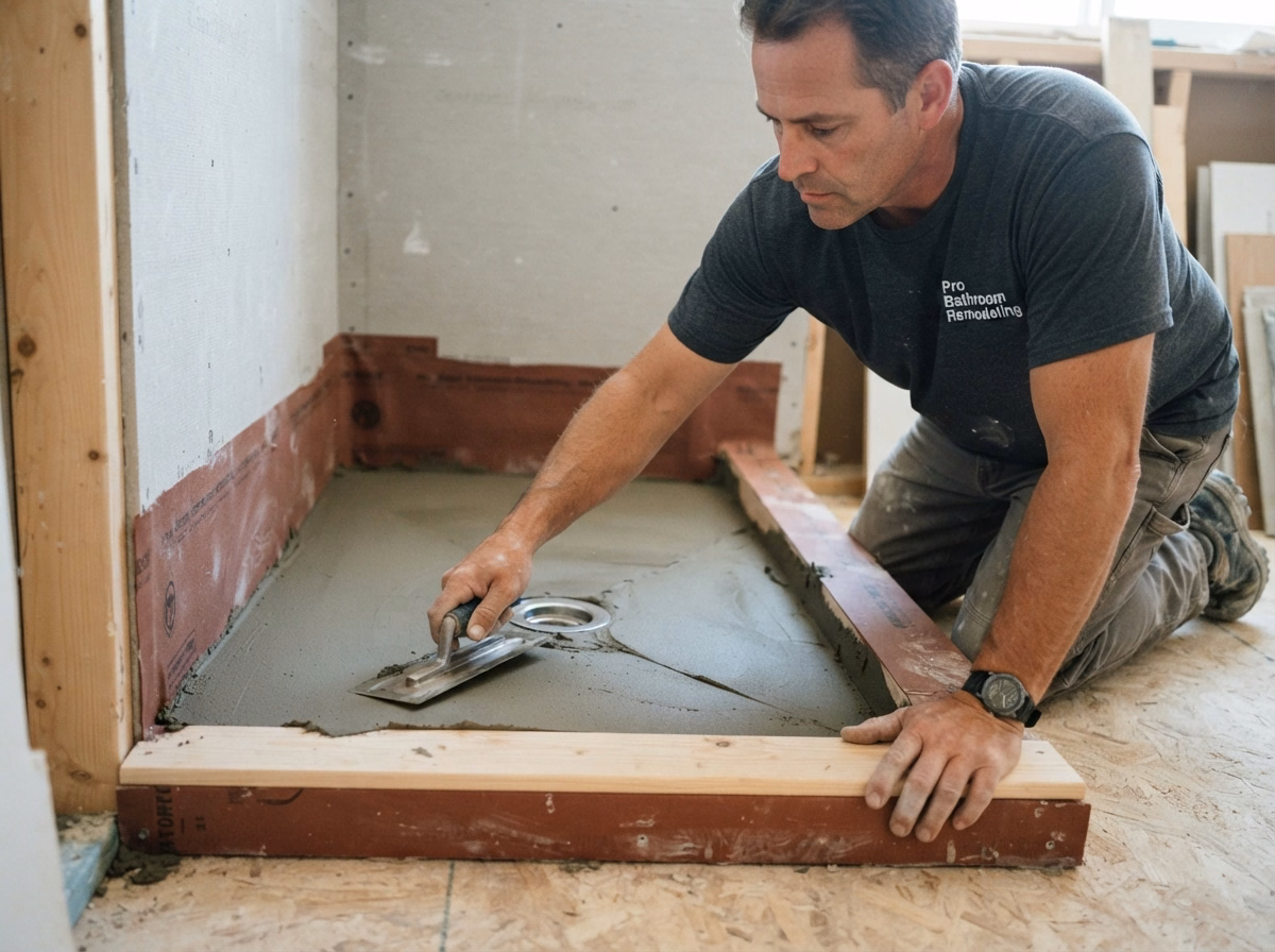 Shower Pan and Base in San Bernardino.