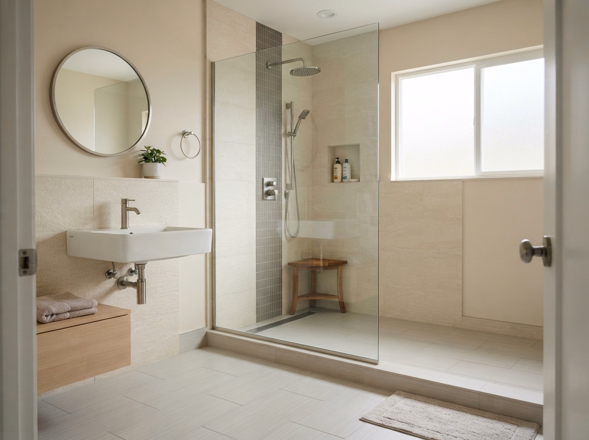 Walk in Shower Installation in San Bernardino.