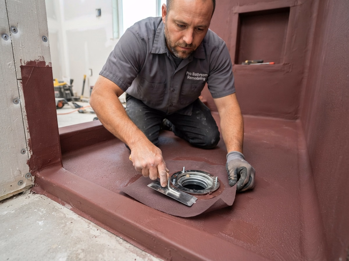 Waterproofing and Drainage Solutions for a San Bernardino shower project.