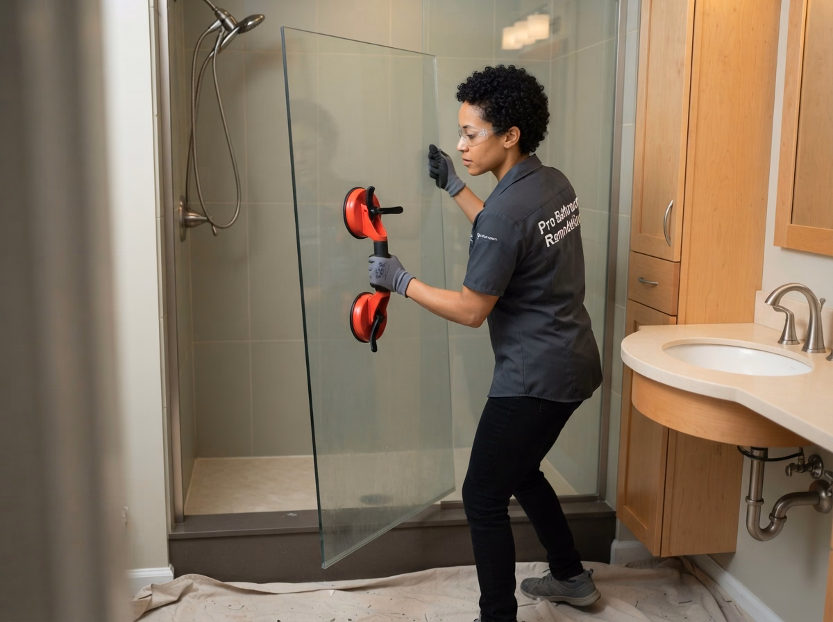 Demolition Removal for a San Bernardino bathtub conversion.