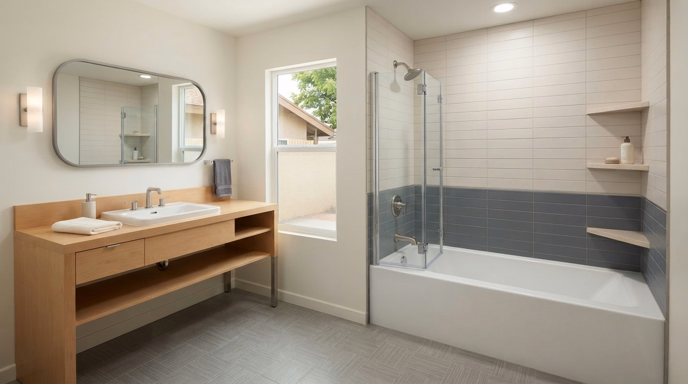 Home Value Bathtub Conversion in San Bernardino.