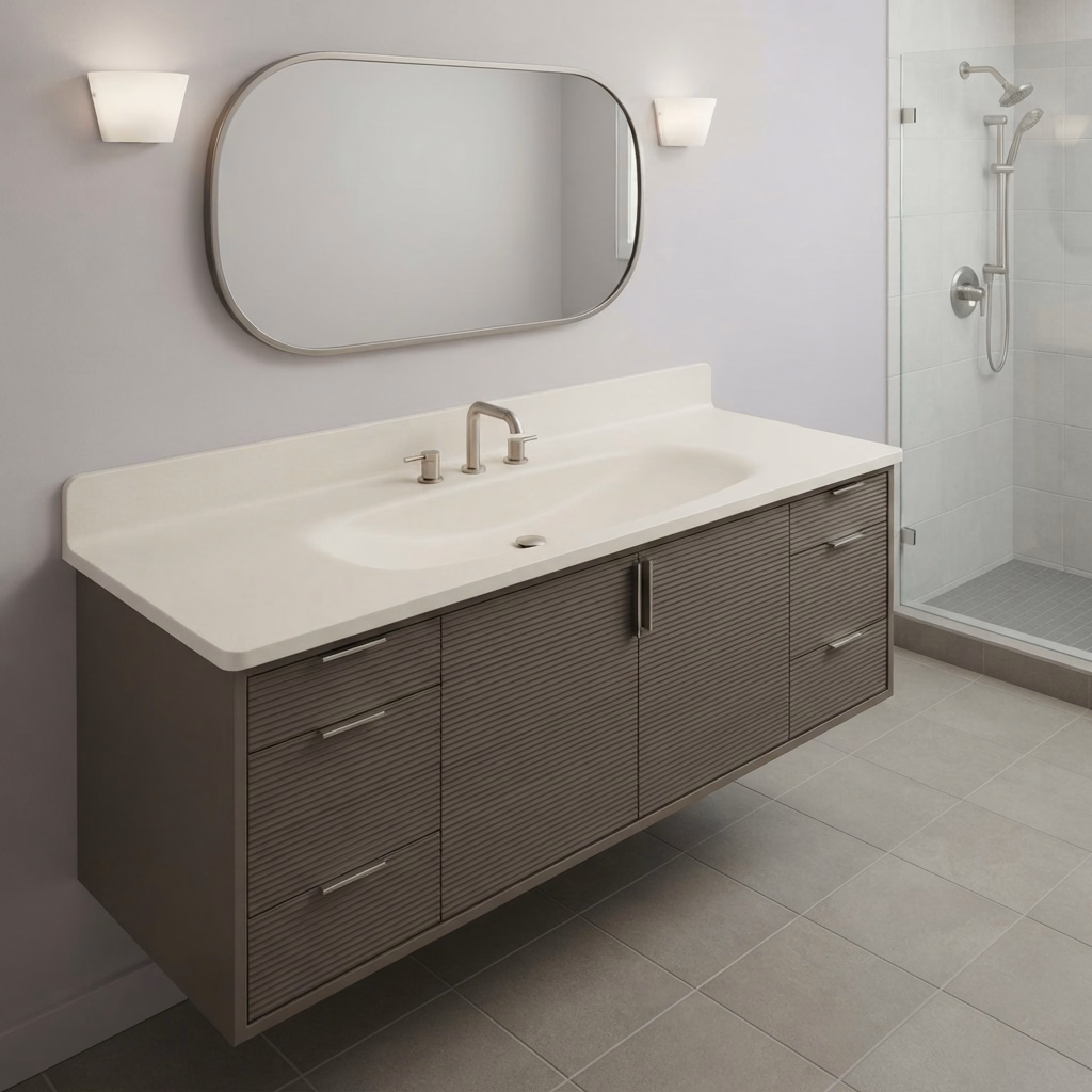 Integrated Sink Countertop in San Bernardino.