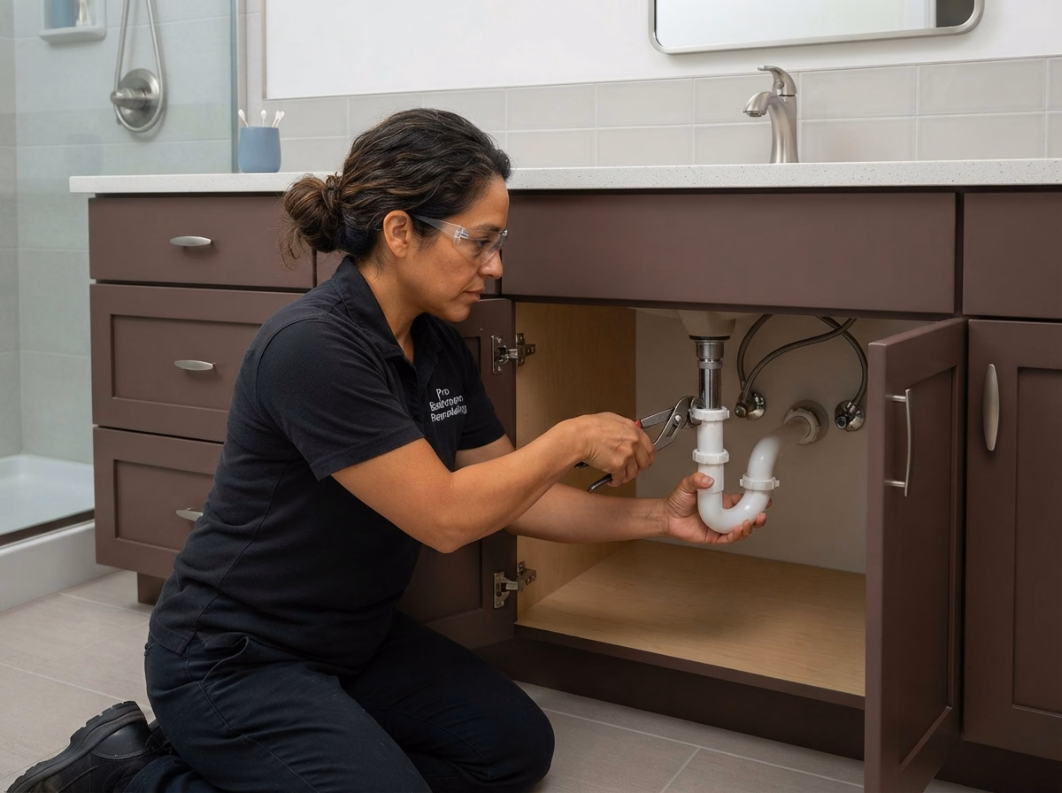 Vanity Fixture Finishing in San Bernardino.