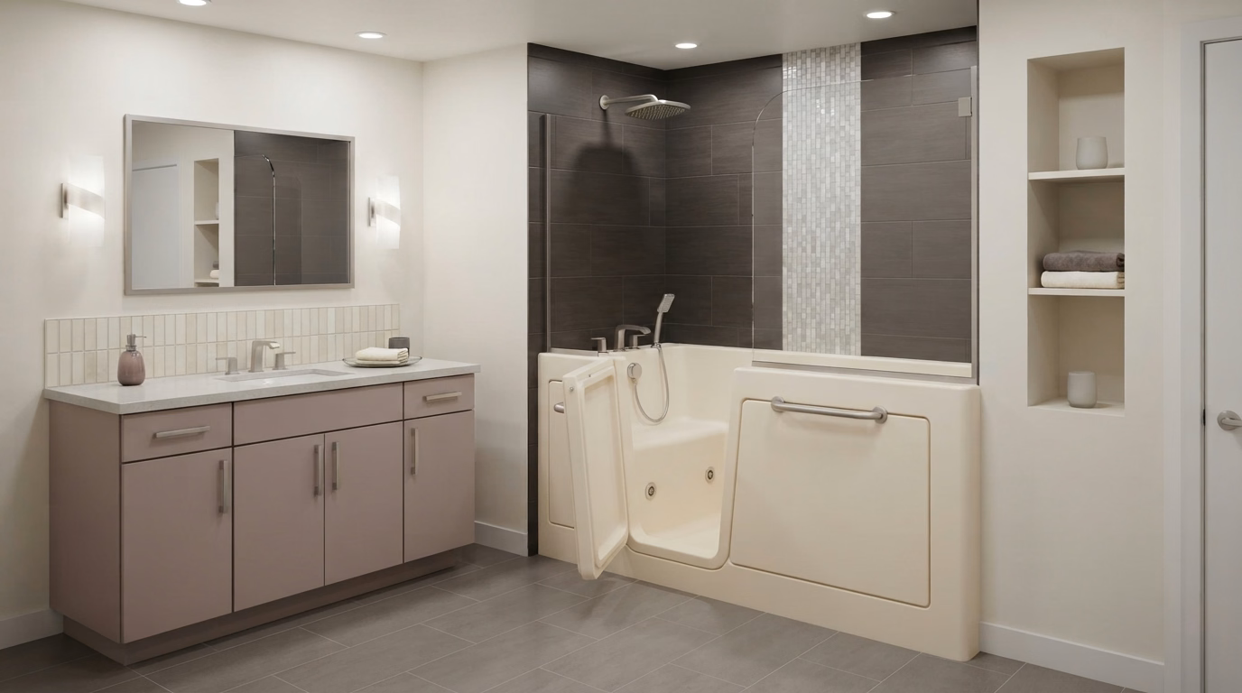 Dual Purpose Walk in Tub in San Bernardino.