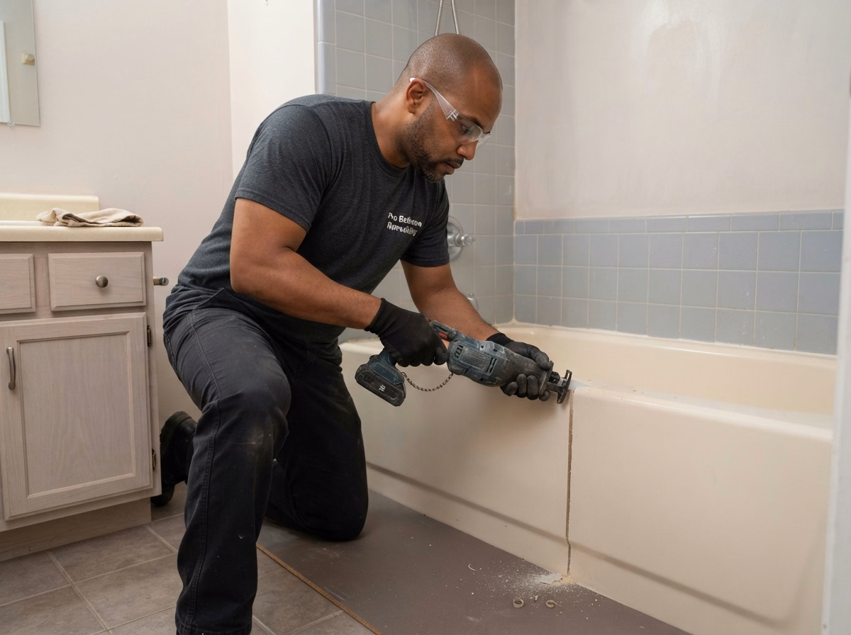 Old Bathtub Removal in San Bernardino.
