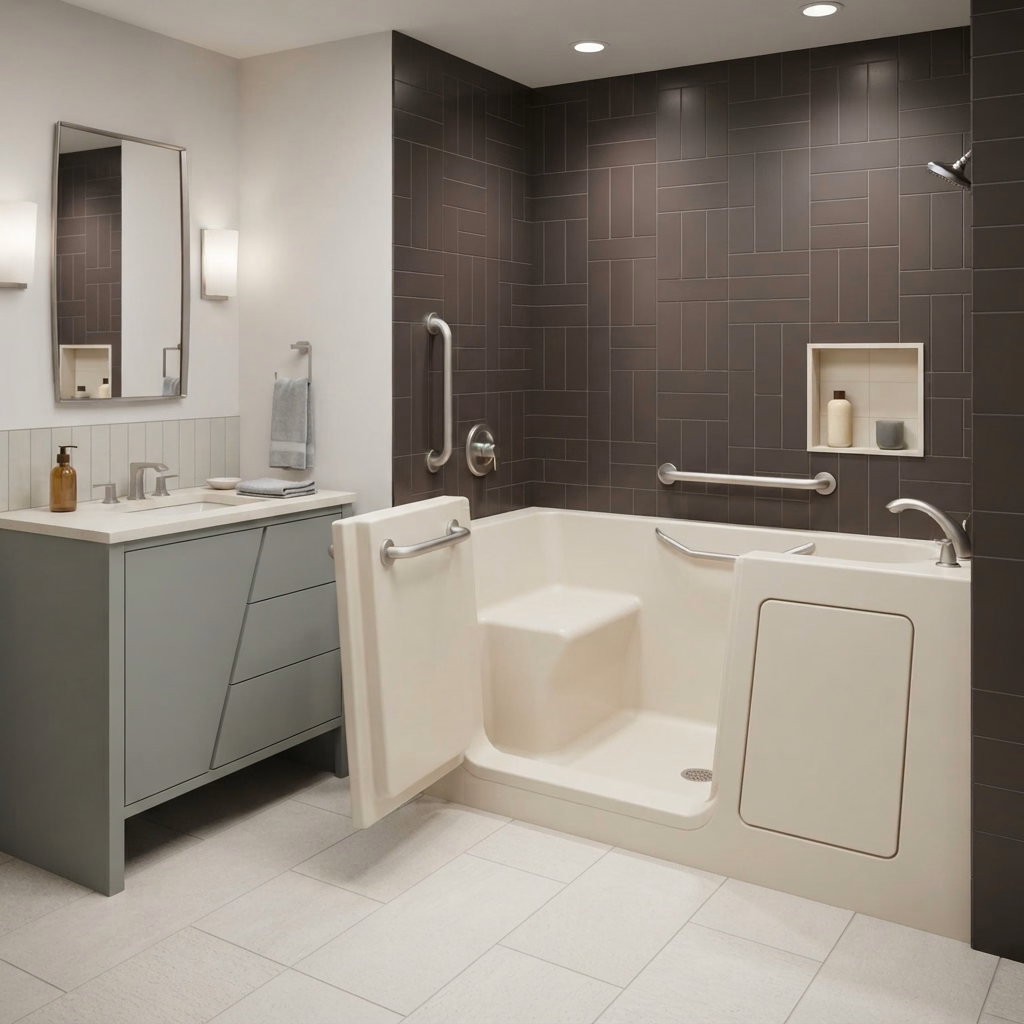 Walk-In Tub Safety Features in San Bernardino.