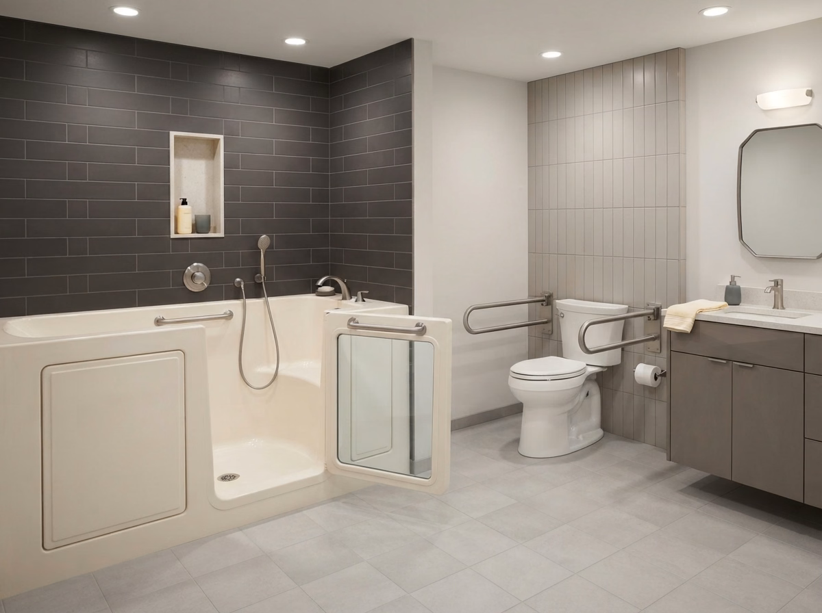 Wheelchair Accessible Walk in Tub in San Bernardino.