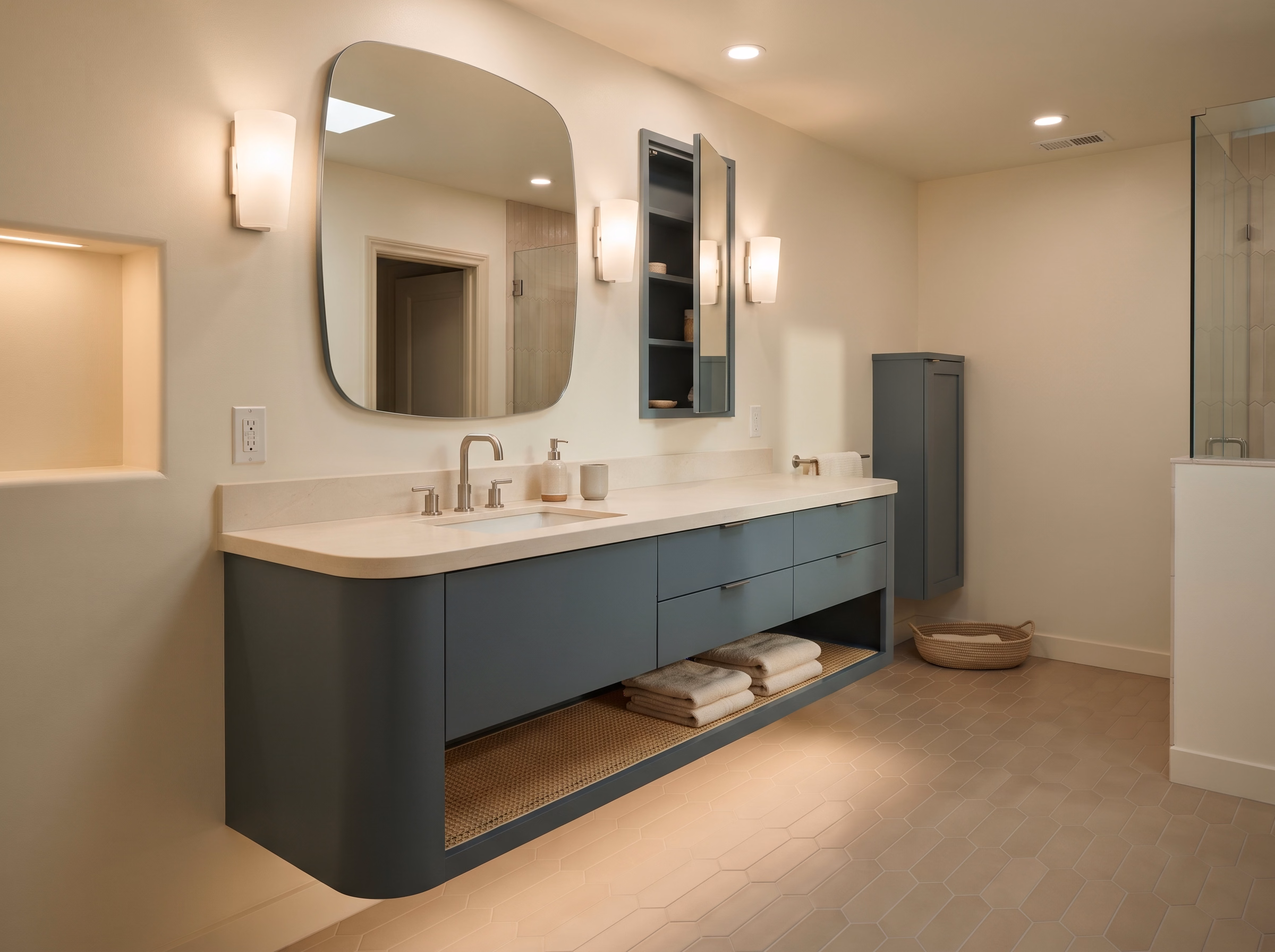Bathroom Remodeling Workmanship in San Bernardino.