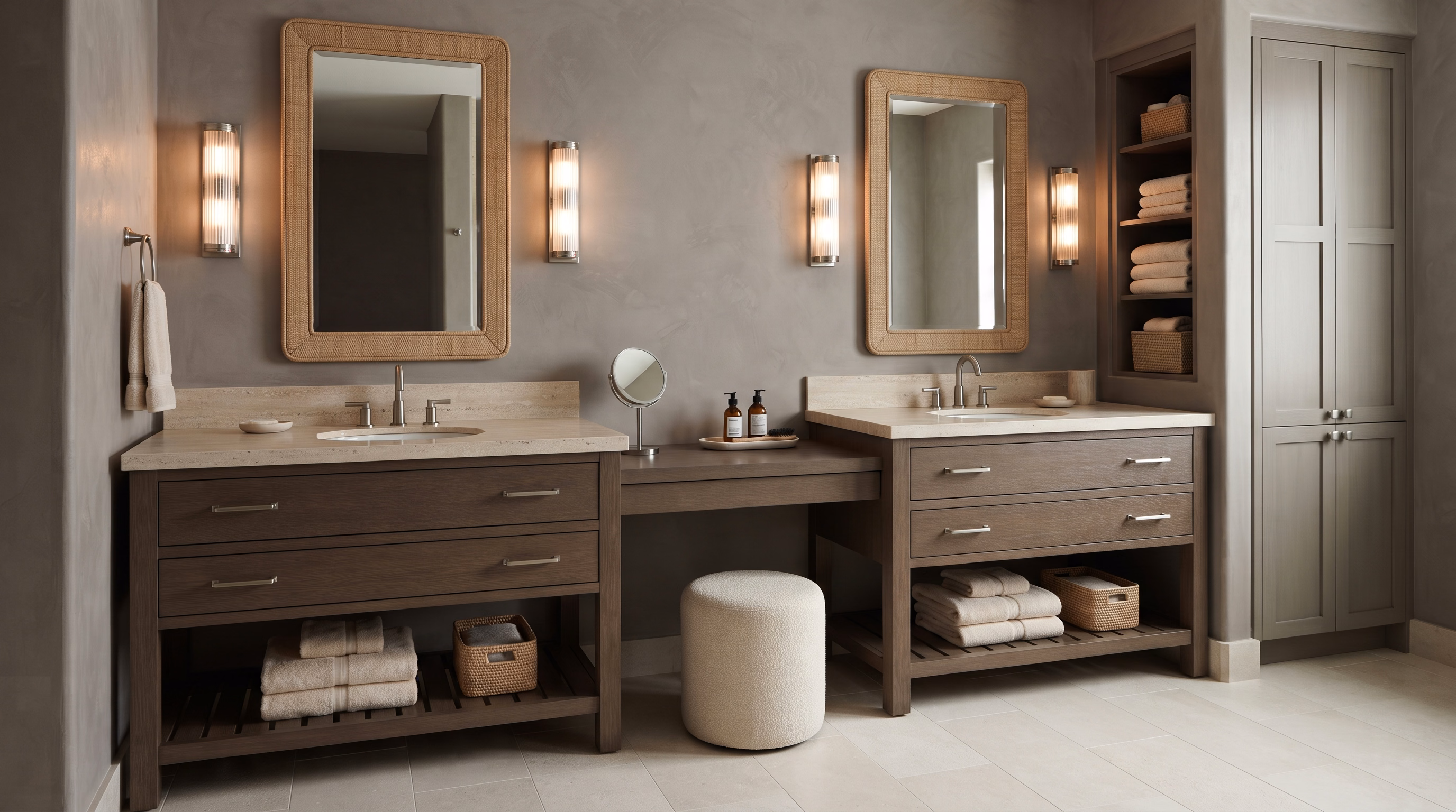Chino Hills Double Vanity in San Bernardino.