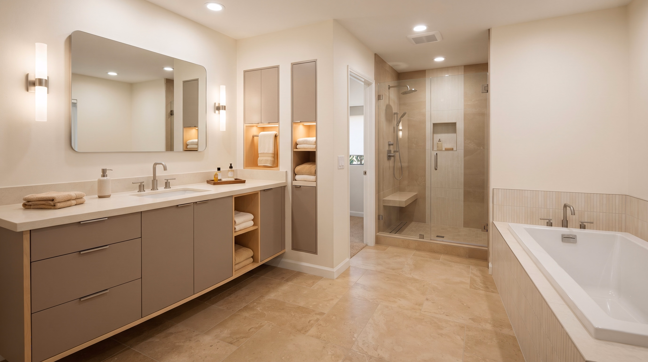 Full Bathroom Service Coordination in San Bernardino.